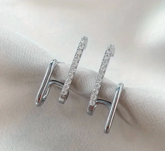 Pendientes de strass glamurosos para cualquier ocasión