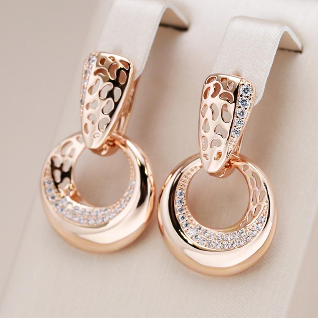Pendientes Elegantes Goldkreis en Diseño de Escamas