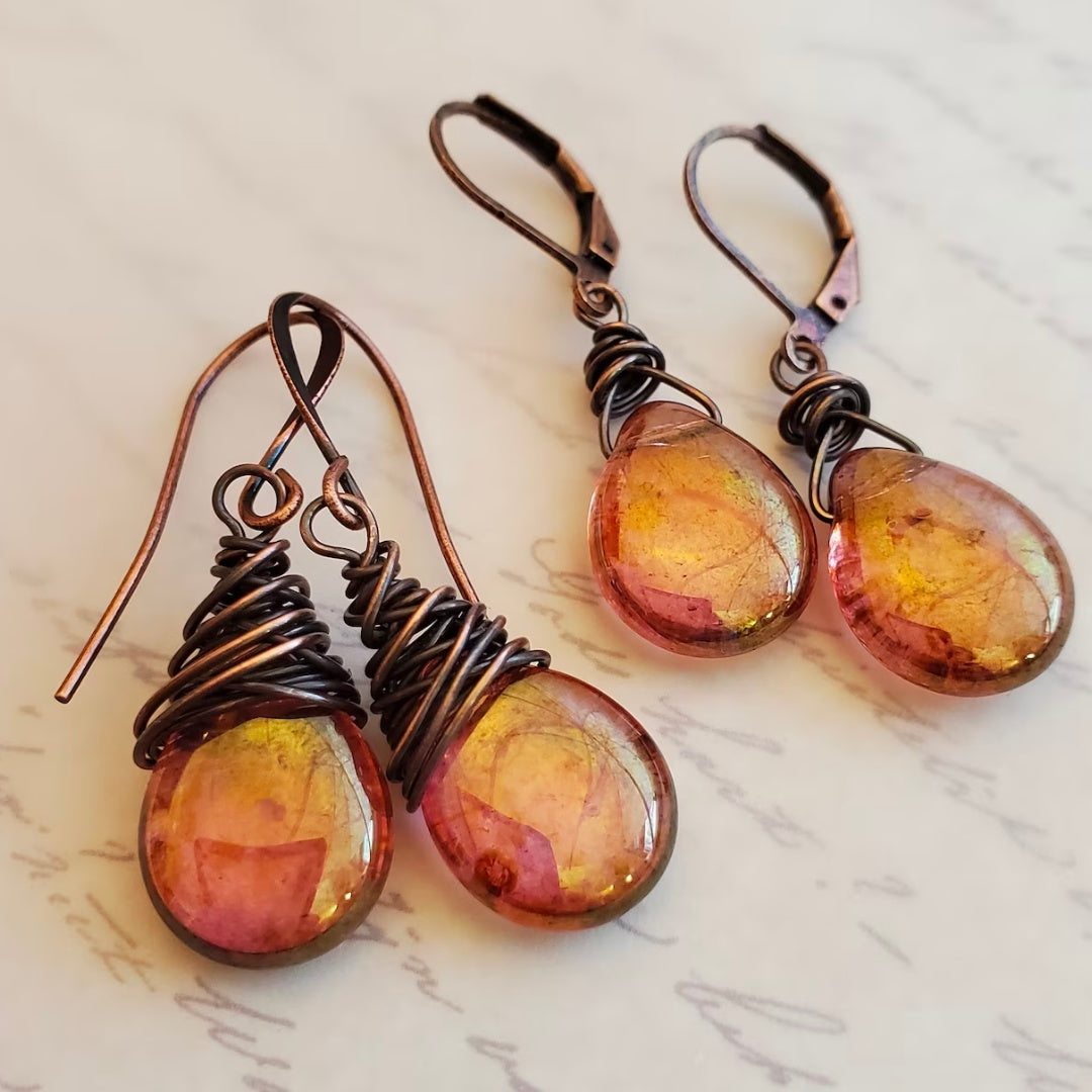Pendientes Vintage de Luciérnagas Encantadores