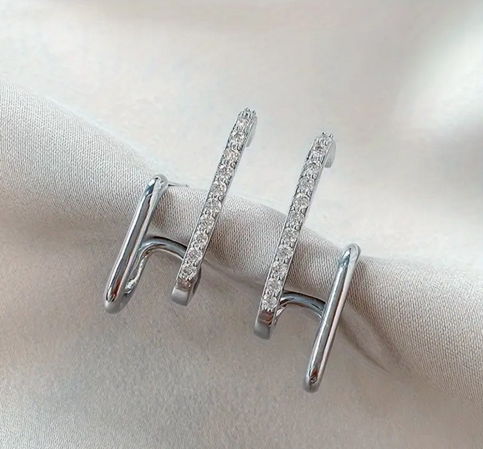 Pendientes de strass glamurosos para cualquier ocasión