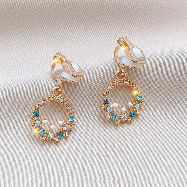 Pendientes de zirconia multicolor fascinantes para un toque de elegancia