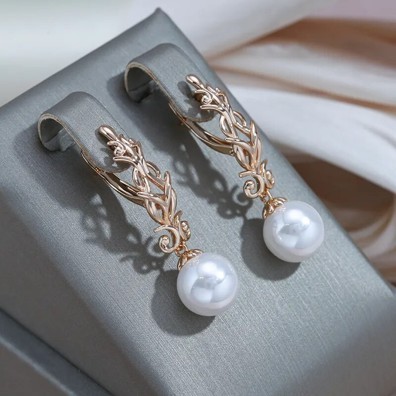 Pendientes de perlas elegantes y oscilantes para un toque de elegancia