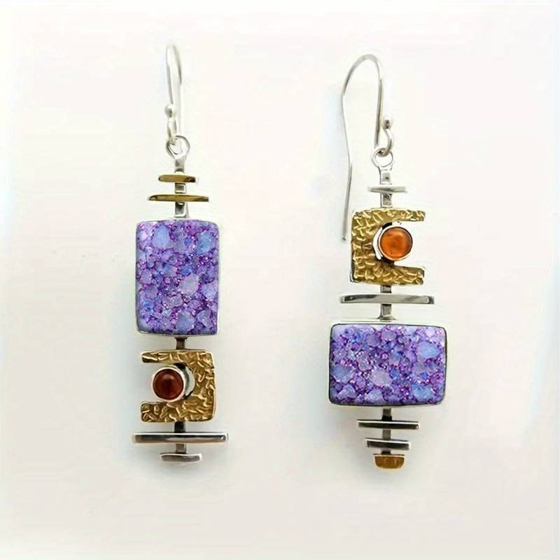 Pendientes Lila Stein Vintage Encantadores - Elegancia Atemporal