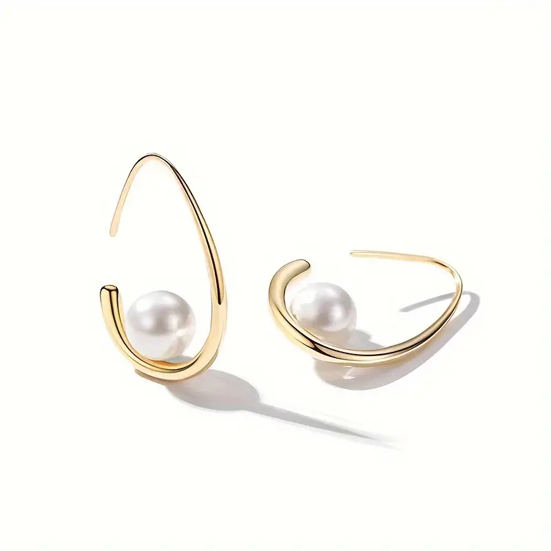 Pendientes de perlas y oro elegantes para un toque de sofisticación