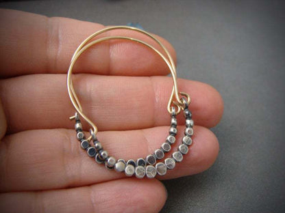 Pendientes Boho elegantes de metal cúbico de alta calidad