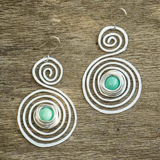 Pendientes Espiral Boho Chic