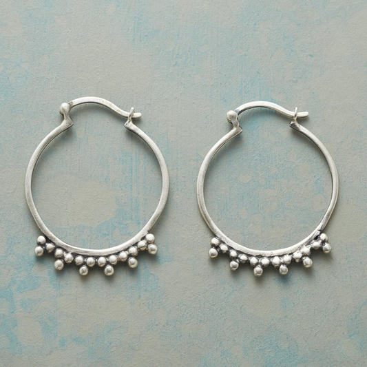 Aretes Vintage Elegantes en Plata