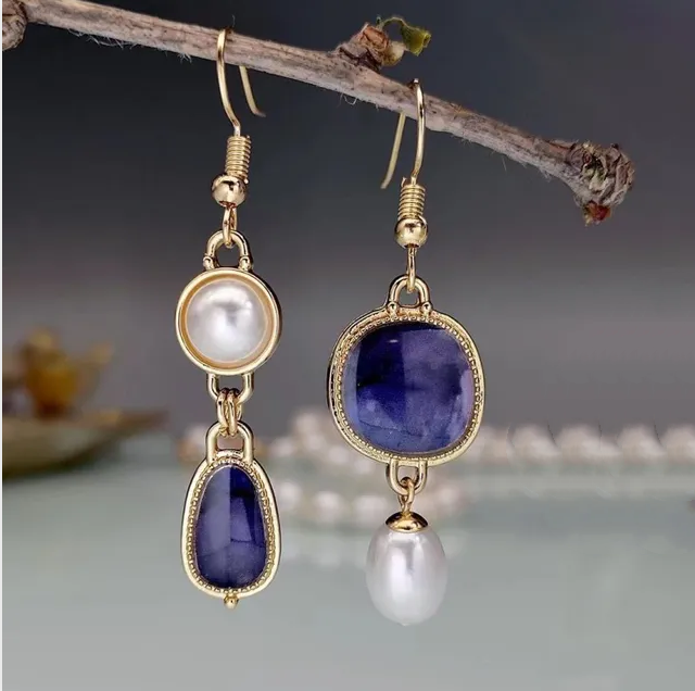 Pendientes de perlas Blaustein vintage elegantes para un brillo atemporal