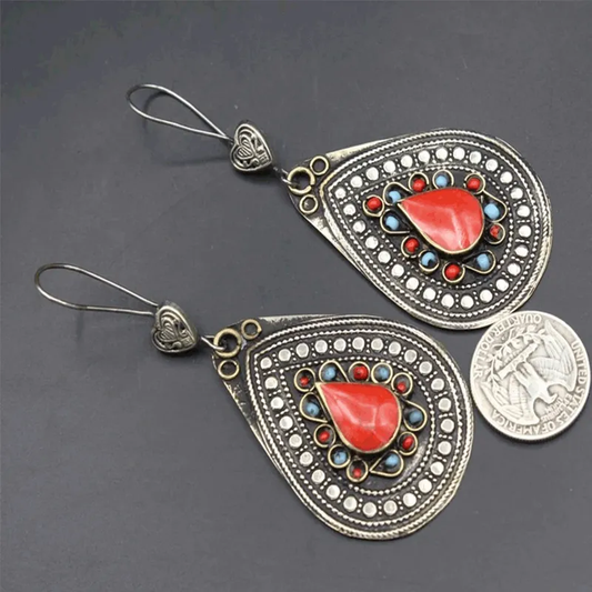 Pendientes Mandala Rote Retro con un toque Boho-Chic