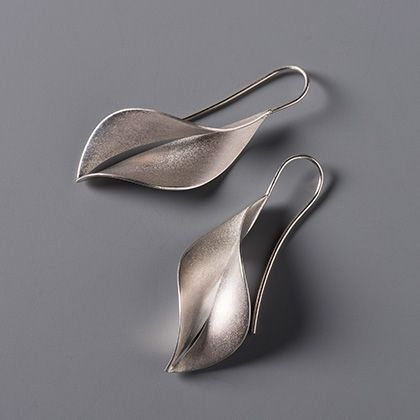 Pendientes de Plata Vintage con Hojas Chic